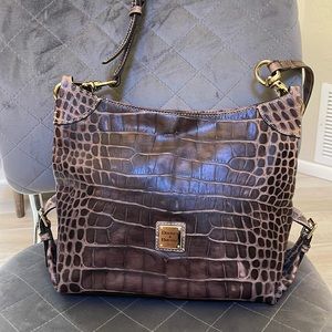 Perfect condition Dooney & Bourke croc crossbody